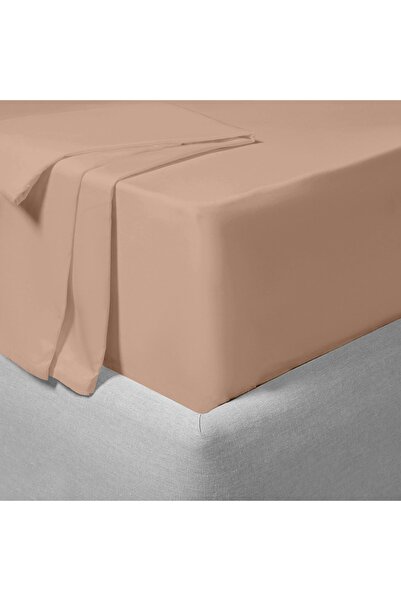 Chakra Çift Kişilik Çarşaf 240x260 Cm Koyu Somon