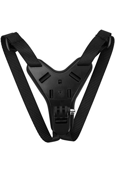 Gplus Gp524 5 Parça Gopro Eken Sjcam Aksiyon Kamera Tutucu Jaw Mount Motor Kask Çene Tutma Aparatı Siyah