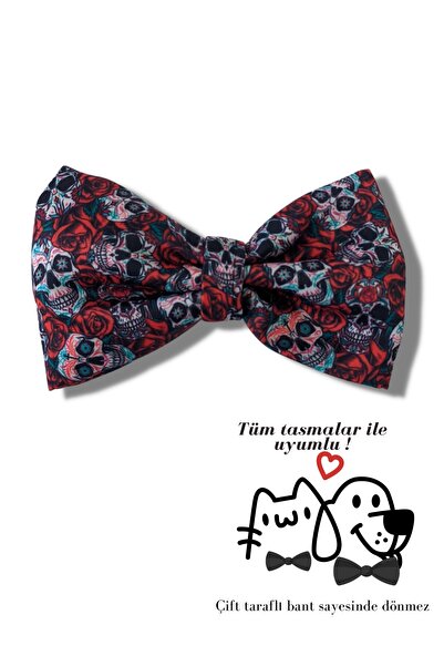 UTDpet Muertos Cat Dog Bow Tie (without table)