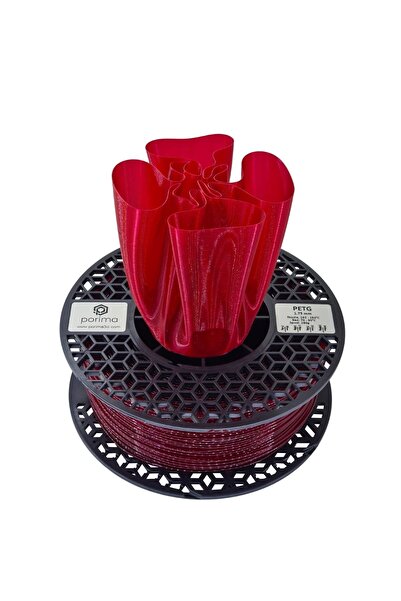 Petg Transparan Filament 1.75mm 1kg Şarap Kırmızı