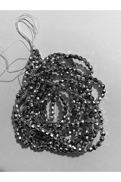 Nazarone Πέρλες 3mm Σετ 2 τεμαχίων. Χρώμα: Εξαγωνικό Ασημί. Περίπου 620-640 Τ...