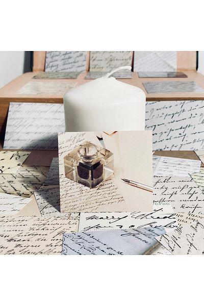 Hume Craft Set de autocolante scrise de mână de epocă Autocolant Bullet Journal / Caiet / Agenda / Decal / Album de însemnări