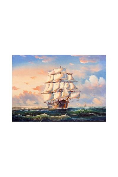 KESKİN COLOR Sharp Color Ship in the Wave Puzzle 500 Pieces