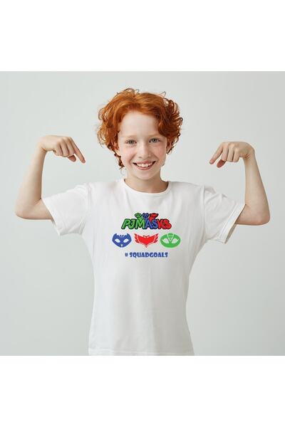 Hilosh Tricou pentru copii unisex imprimat Pj Masks H04