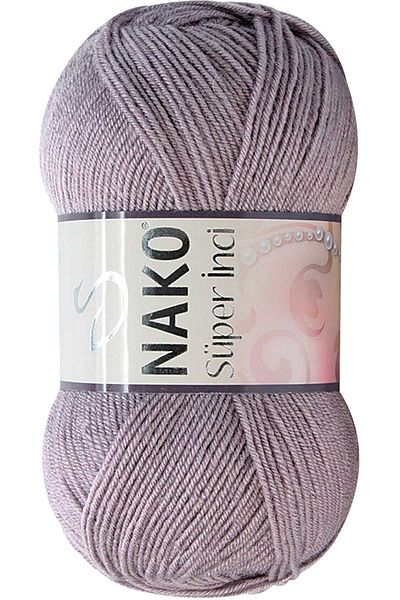NAKO Super Pearl Πλεκτό Σχοινί Χεριών 100 g Χυμός Σταφυλιού 10155 - LC6257-6130