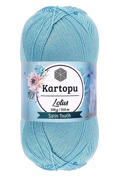 Kartopu Baby Blue Lotus Bikini Bustier - 1 Piece K537 Knitted String