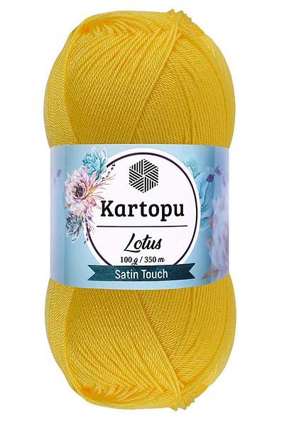 Kartopu 1 Piece Lotus Bikini Bustier Blouse Knitting Thread K323 Chick Yellow