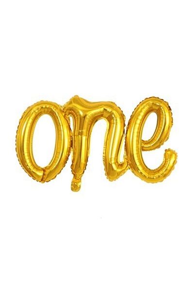 Rubi Shop One Hand Written Foil Balloon 40 Inch 100 Cm Big One Balloon