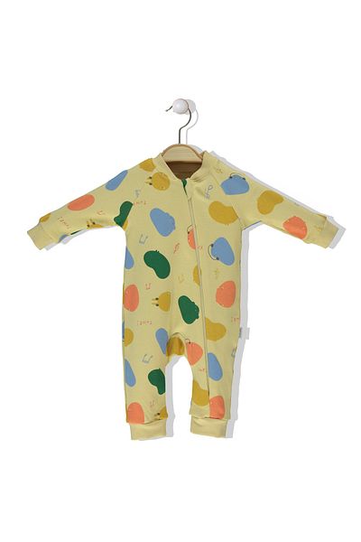 Bebetto Interlock Zippered Baby Jumpsuit(chubby Colors)(t2938)(2-k)