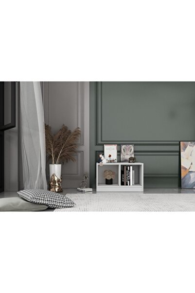 Nettrends Rafli Kitaplik 65cm Beyaz Ktp-1203
