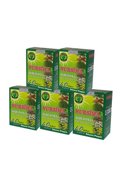 Nursima Herbal Tea Set with Rosemary Tea 5 Pieces