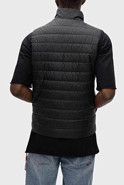 HUGO Su Geçirmez Slim Fit Dik Yaka Şişme Yelek Erkek Yelek 50468742 001