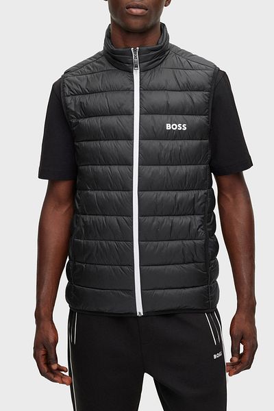 BOSS Waterproof Regular Fit Stand Collar Vest Men's Vest 50472473 002