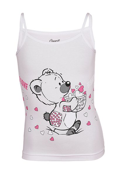 Onurel قميص داخلي بناتي مطبوع بحزام سلسلة مكون من 5 قطع 219teddy Bears