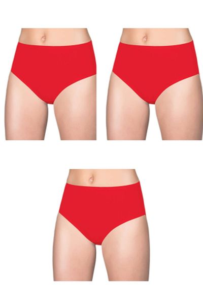 Berrak Women's 3-Piece Ribbed Bato Panties 2086