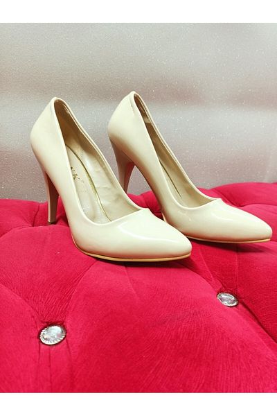 KAFKASLAR Pantofi stiletto din piele lăcuită de damă cu toc subțire