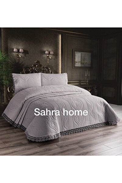 SAHRA HOME Kapitone Yatak Örtüsü Çift Kişilik