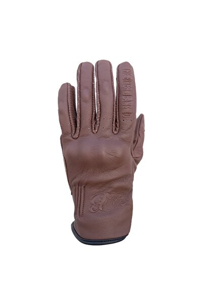 The Biker Jeans Korumalı Motosiklet Deri Eldiveni Kadın