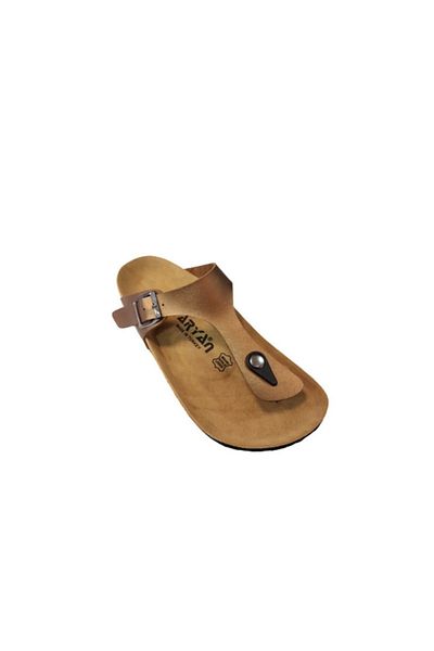 ARYAN 20-166 Copper Flip Flops pentru femei, papuci de zi cu zi de vară