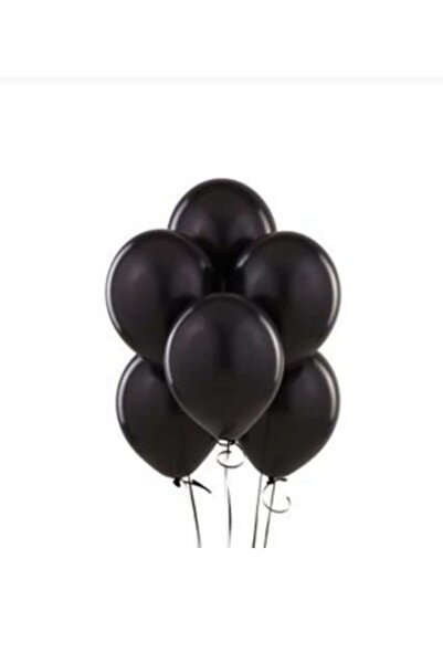 Generic Brand Black Metallic Balloon 10 Pieces