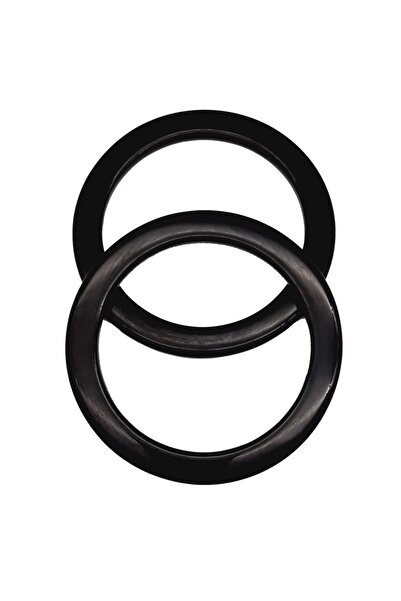 angel çanta aksesuar Mâner rotund acrilic negru de 15 cm