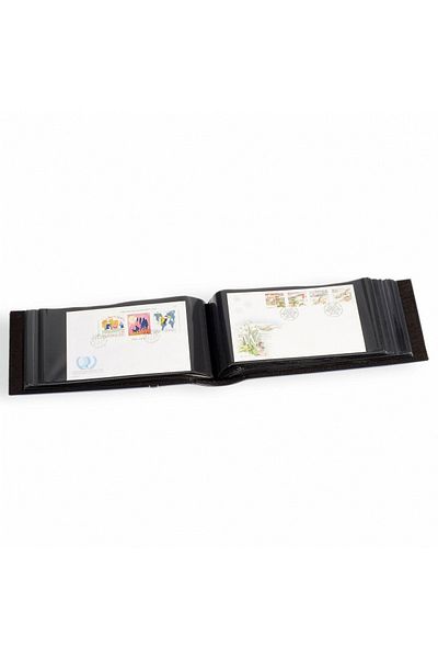 Leuchtturm نصف مجلد 100 جيب (أخضر، 243 × 133 مم) صفحة ذاتية