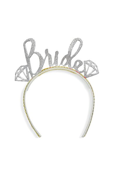 DÜVENCİ TİCARET Κατάστημα Μίνι Πάρτι - Ασημένιο Στέμμα Νύφης από EVA