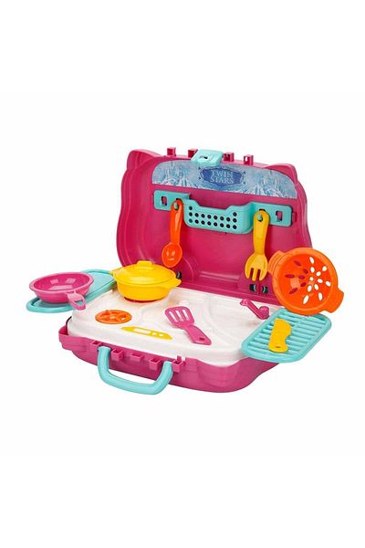 Kayyum Oyuncak 562 Bayraktar Kitchen Set with Bag''19 Pieces''
