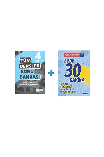 Tudem Yayınevi 4.sınıf Evde 30 Dakika Öğrenci K. + Td Akıl Var Mantık Var
