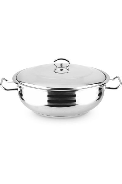 Lines Gastro 36 Cm Flat Pot with Metal Handle