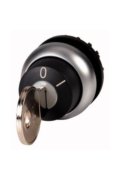 Eaton 216881 Buton Aksesuarı: Kilitli Buton Kafası, Yaylı, 2 Konumlu