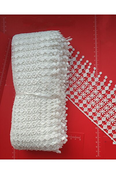 DUAYEN Güpür Dantel Yağmur Desen Tekstil Aksesuarı Kenar Desen 2 Metre