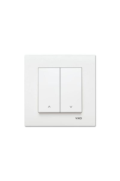 Tamer Elektrik يتضمن إطار مفتاح التحكم في الستائر البيضاء من Viko Karre90967016