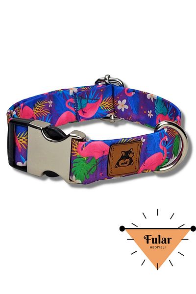 UTDpet Flamingo Dog Collar