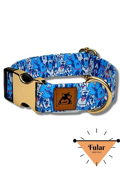 UTDpet Bluedoggy Dog Collar