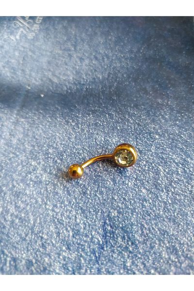 AyçaSilver Rose Belly Piercing