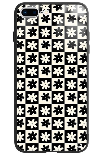 WANNA PROTECT iPhone 7 Plus Daisy Premium Patterned Glossy Phone Case