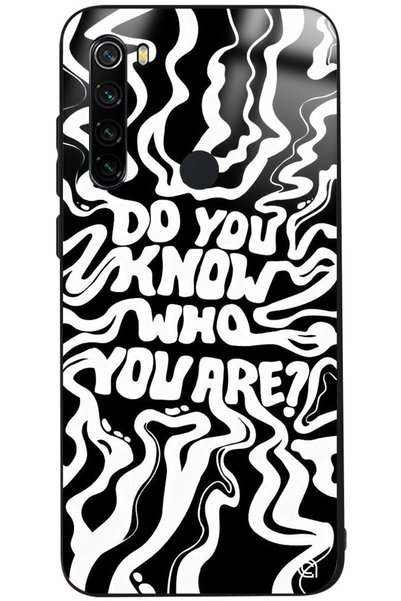 WANNA PROTECT Xiaomi Redmi Note 8 Compatible Who You Are? Premium Patterned G...