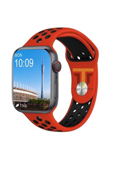 TECHNOMEN Watch 7 Dt Nlke Series Spor Smartwatch 2022 Akıllı Saat Nfc Siri Gps Bluetooth Çağrı Android Ios