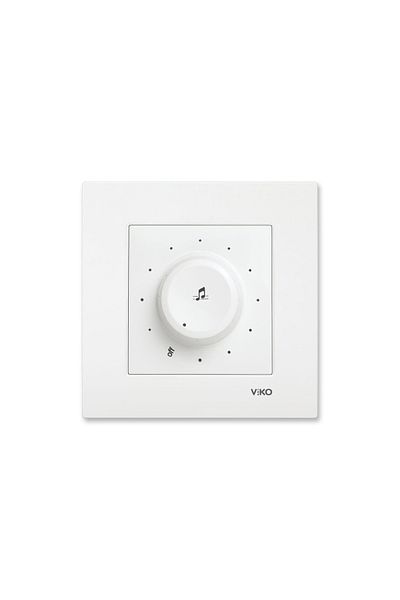 Tamer Elektrik يتضمن إطار مفتاح إصدار الموسيقى الأبيض من Viko Karre90967054