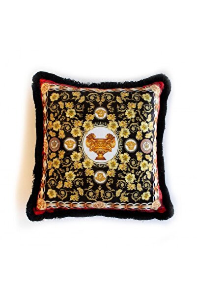 Adawall Baroque Style Pillow/Cushion (Velvet Fabric, International Washing an...