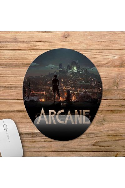 Pixxa نموذج لوحة ماوس دعم المعصم Arcane - 1 بيضاوي