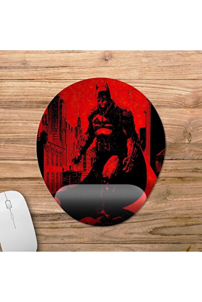Pixxa The Batman 2022 Bilek Destekli Mousepad Model - 2 Oval