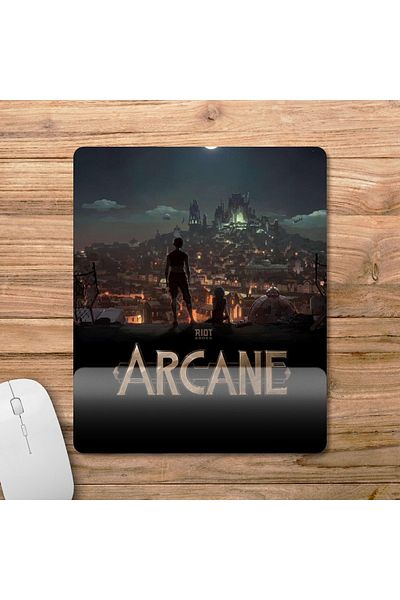 Pixxa لوحة ماوس مع دعم المعصم من Arcane - موديل 1