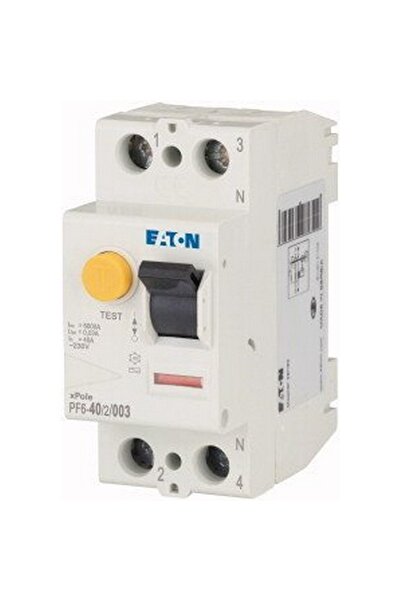 Eaton 286496 Artık Akım Devre Kesiciler (ac Tipi) 2x40a, 6ka, 30ma