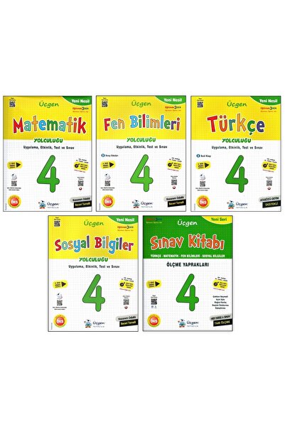 Üçgen Yayıncılık Üçgen 4. Sınıf Yeni Nesil Matematik+türkçe+fen+sosyal Bilg.+...