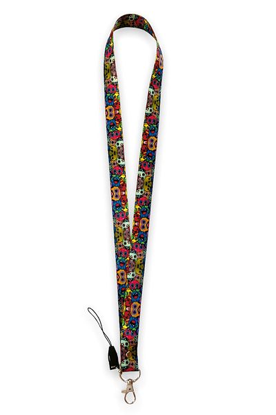 Happy Bear Colorful Monsters Neck Lanyard Phone Strap
