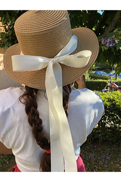 laviyonsa Стрічка з зав'язками, солом'яний капелюх