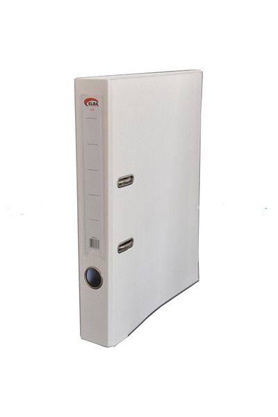 Fujika Elba Folder بلاستيك فاخر ضيق أبيض