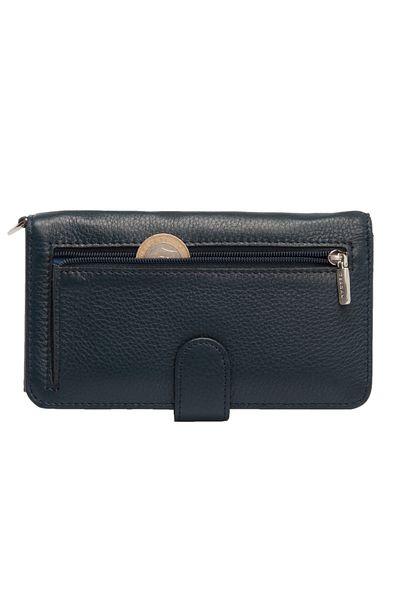 Tergan Τσάντα Portfolio Unisex Δερμάτινη Navy Blue 01614ı91